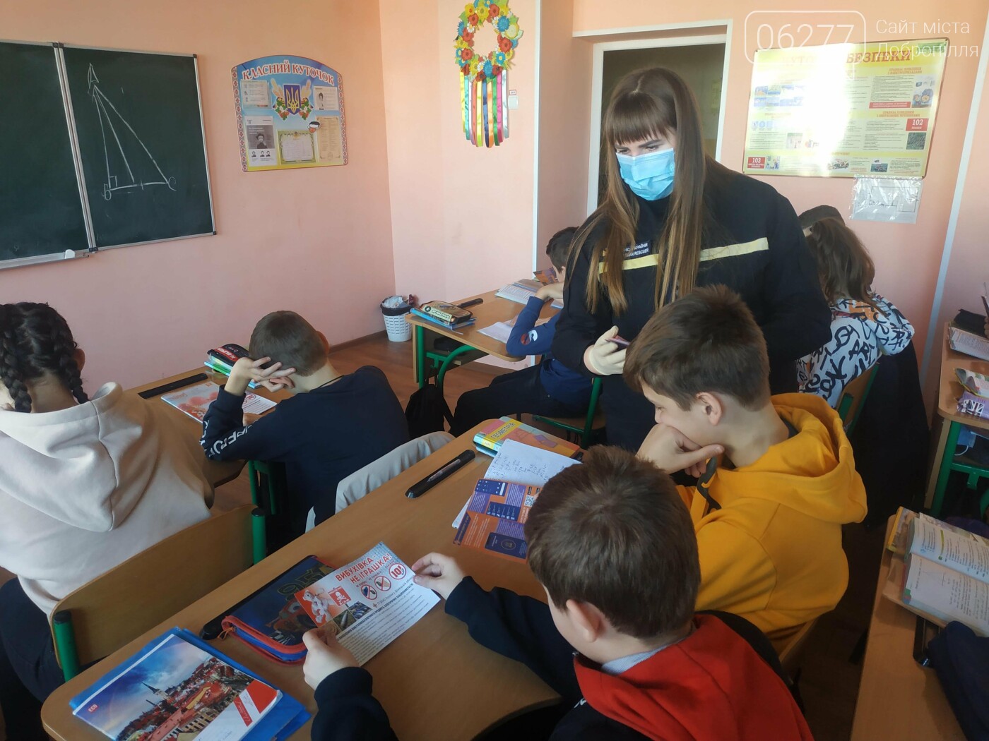 Рятувальники Добропільщини провели інструктаж для школярів, фото-2