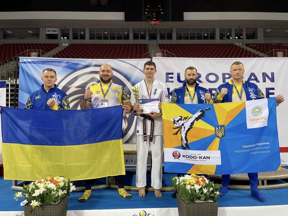 Олег Крамаренко здобув для Донеччини та України «золото» чемпіонату Європи з кіокушинкай карате